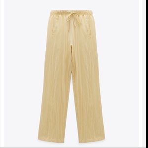 NWT Zara Slit Straight Leg Zara Pants